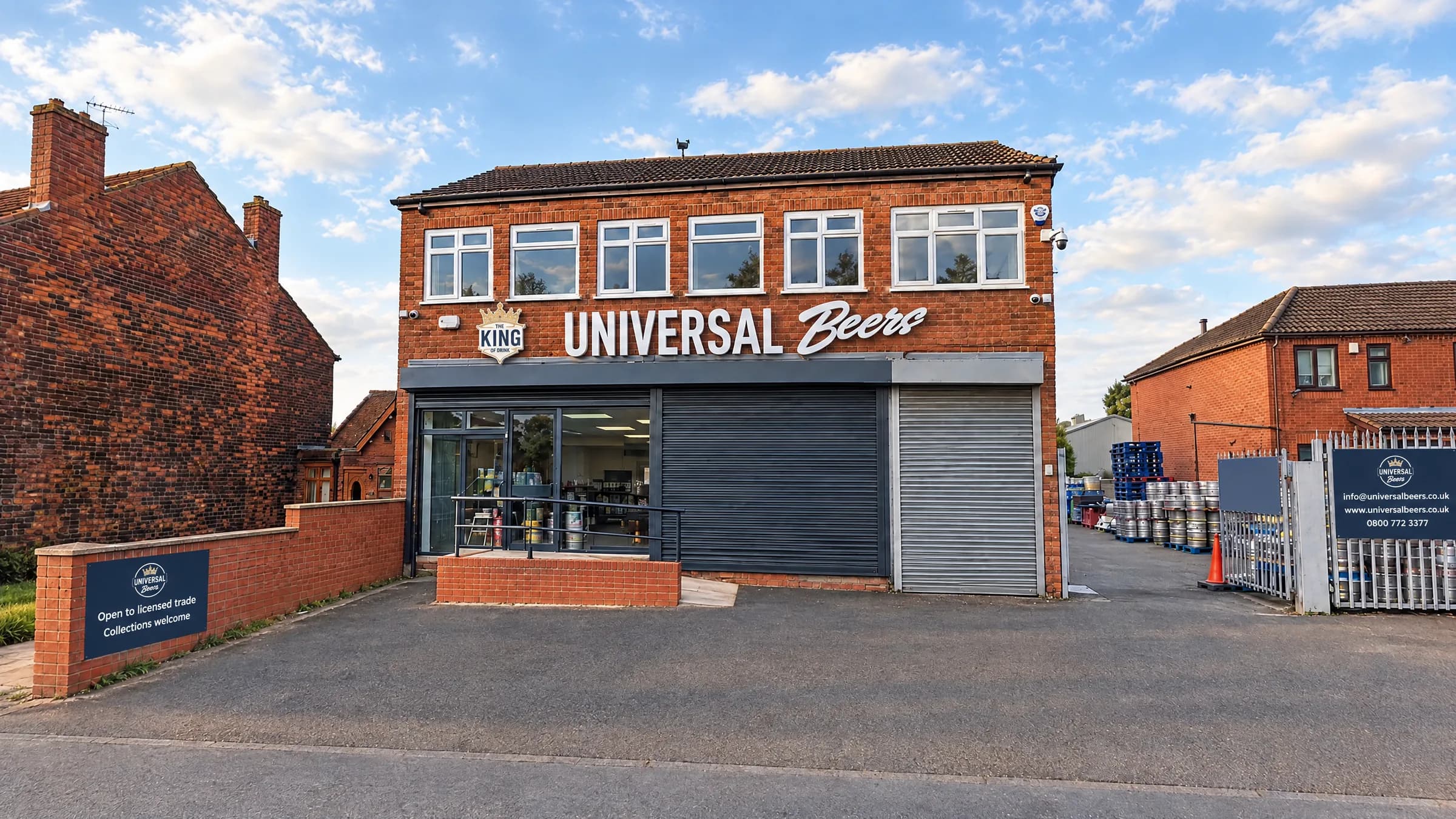 The Universal Beers depot at 157-159 New John St, Halesowen